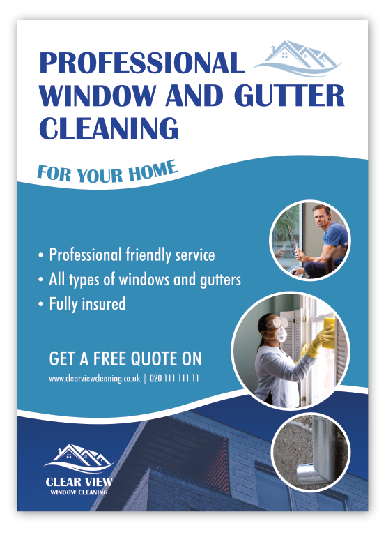 Window cleaning leaflets
