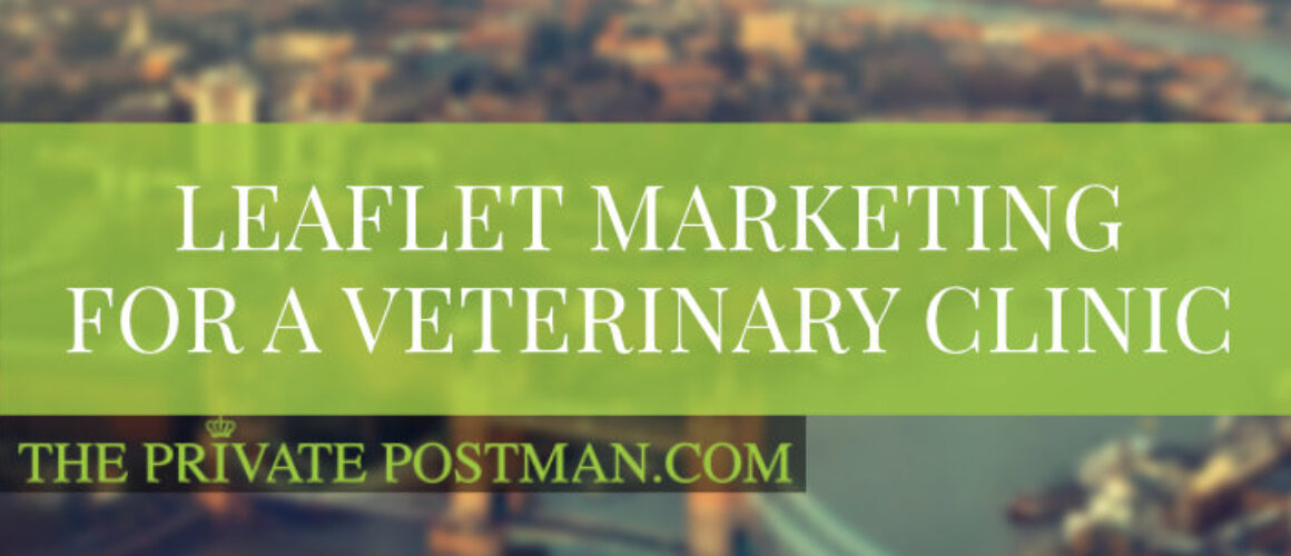 Leaflet marketing for a veterinary clinic